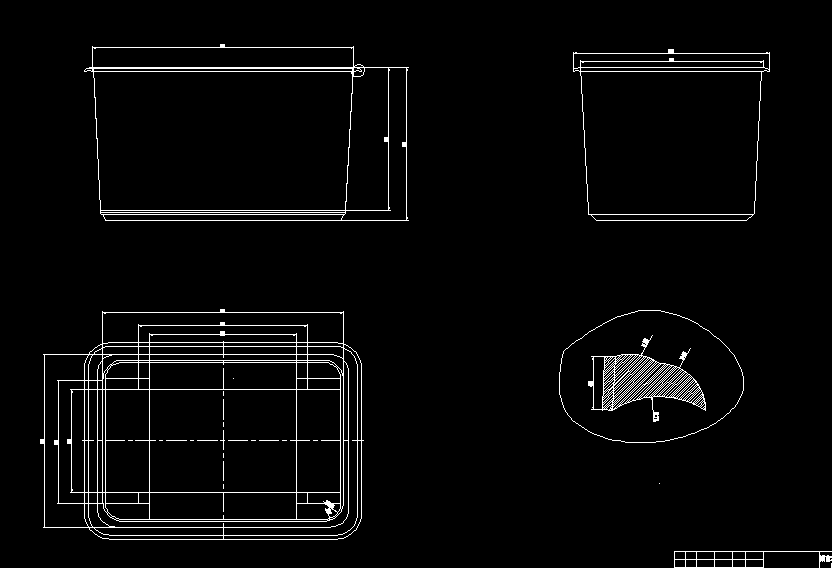 储物箱注射模设计