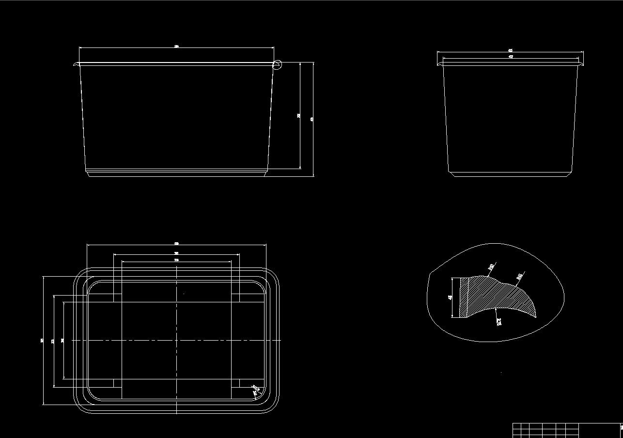 储物箱注射模设计