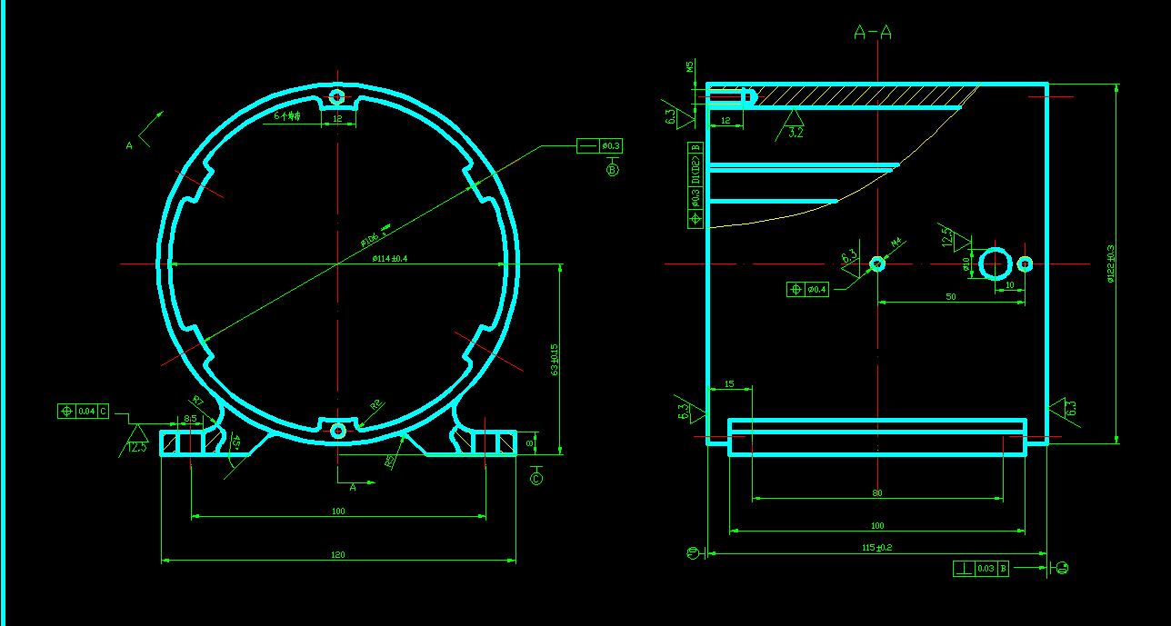 电机壳的加工工艺夹具设计
