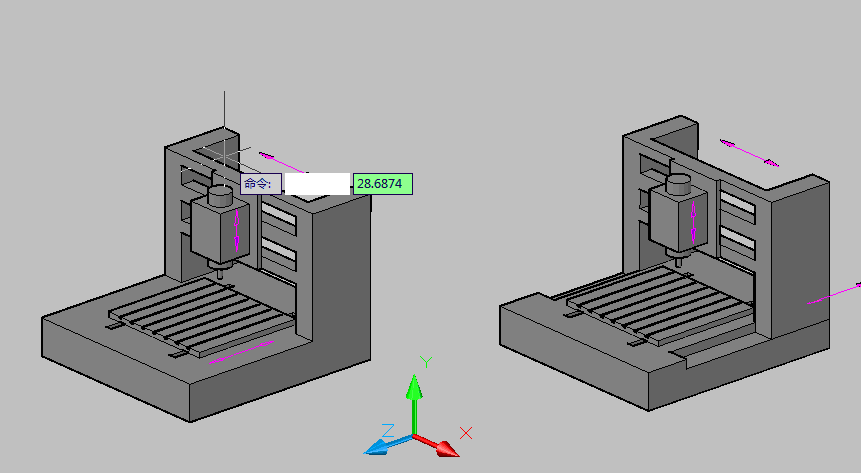 定梁式数控雕刻机机械结构设计