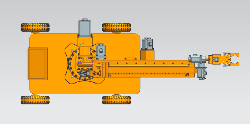 水果采摘机水果采摘机械手机械臂三维