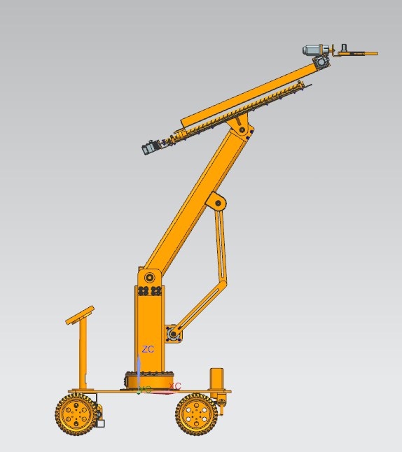 水果采摘机水果采摘机械手机械臂三维