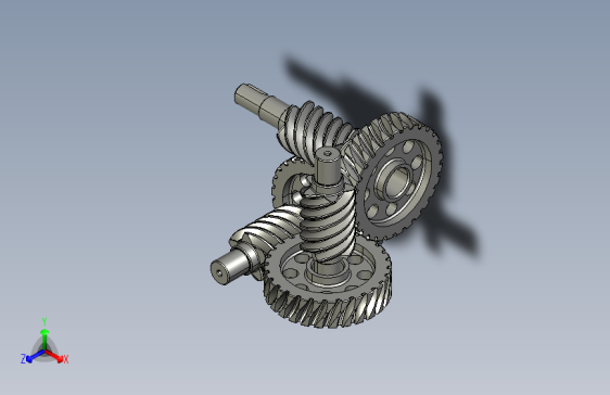 41 蜗杆curiously-worm-gear-mechanism SW STP STL