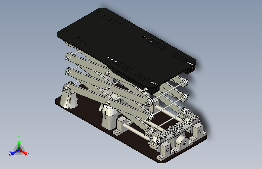 10 剪式升降机model-toy-lifting-table INV STP