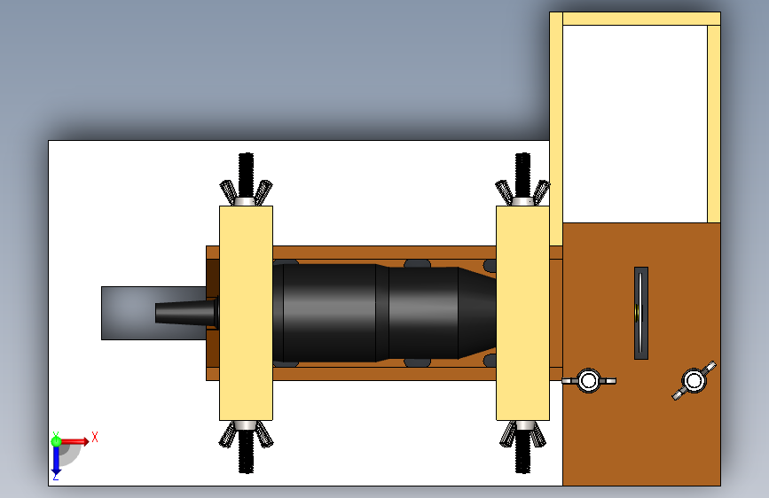 Dremel-M100跳环切割装置 俯视图