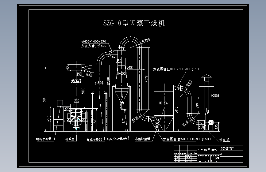 SZG-8型闪蒸干燥机