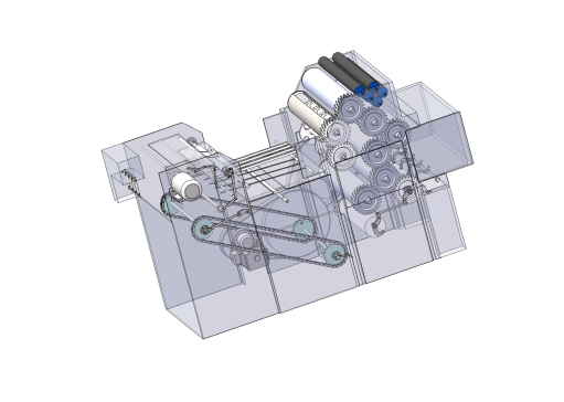 小型平台印刷机的设计【印刷机械-胶印机设计】（含三维SW+CAD图+说明书）