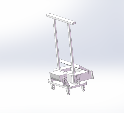 建筑领域专用抹灰机三维solidworks模型