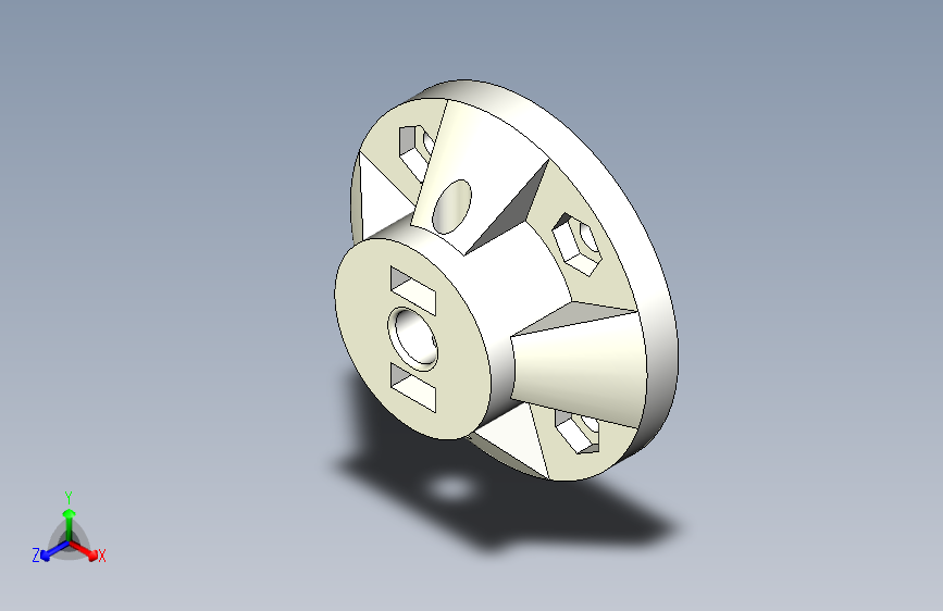 5mm轴的3D打印法兰