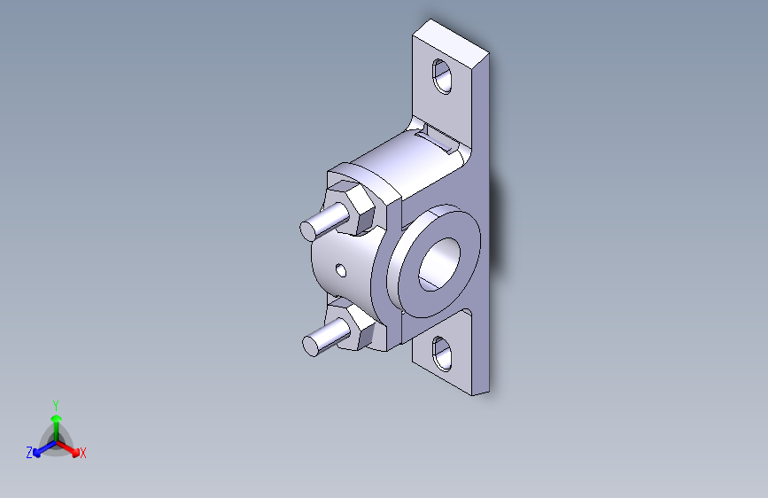 Catia v5管道支架组件