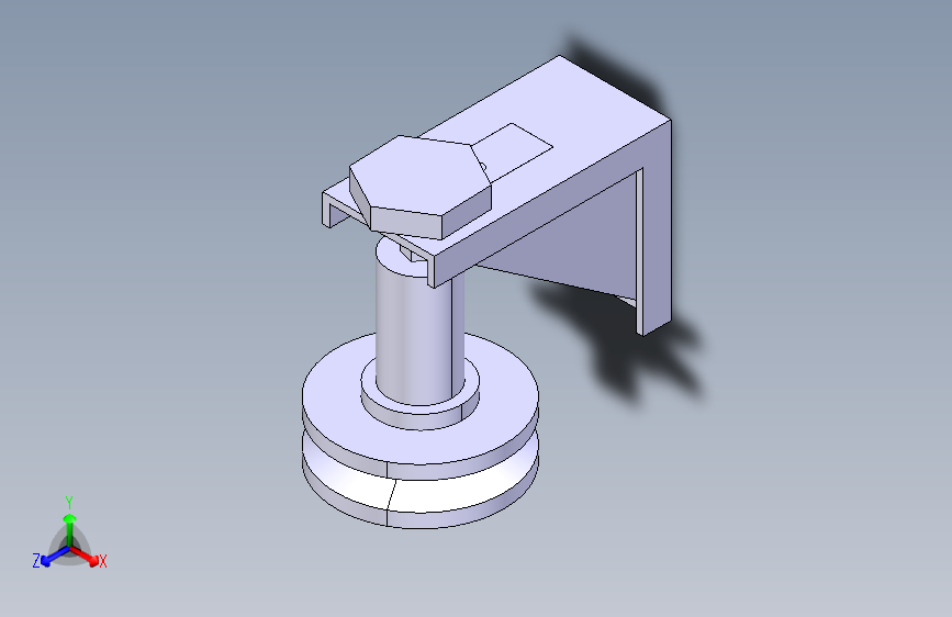 Catia v5滑轮支撑组件