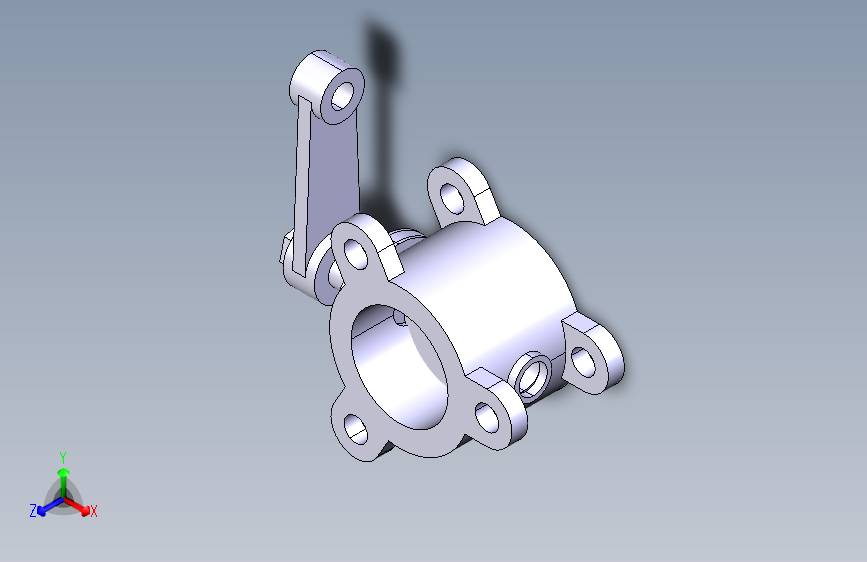 Catia v5中的蝶阀组件