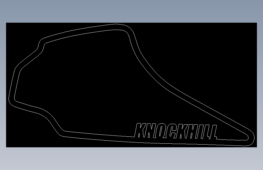 Knockhill赛道轮廓
