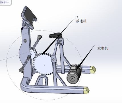 自发电多功能健身器设计【含三维solidworks+CAD图纸+说明书】