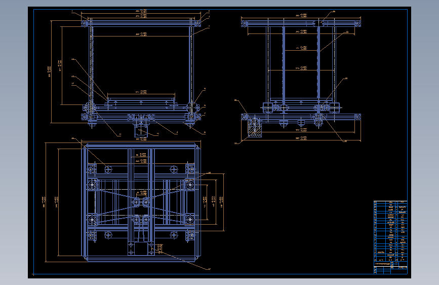 FDM型3D打印机机械结构设计