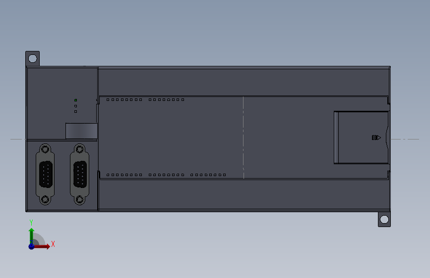 西门子 S7-200 PLC 正面视图