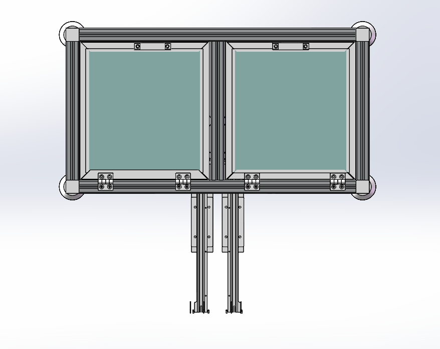 双振动盘一体机带隔音罩