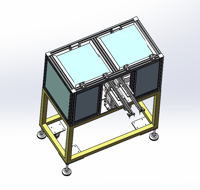 双振动盘一体机带隔音罩