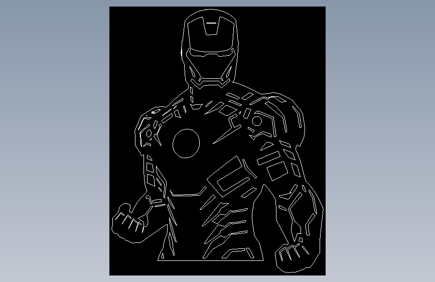 高科技机甲Iron man