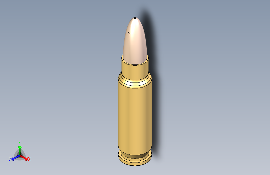 基于CIP图纸模型FN 57x28mm弹药