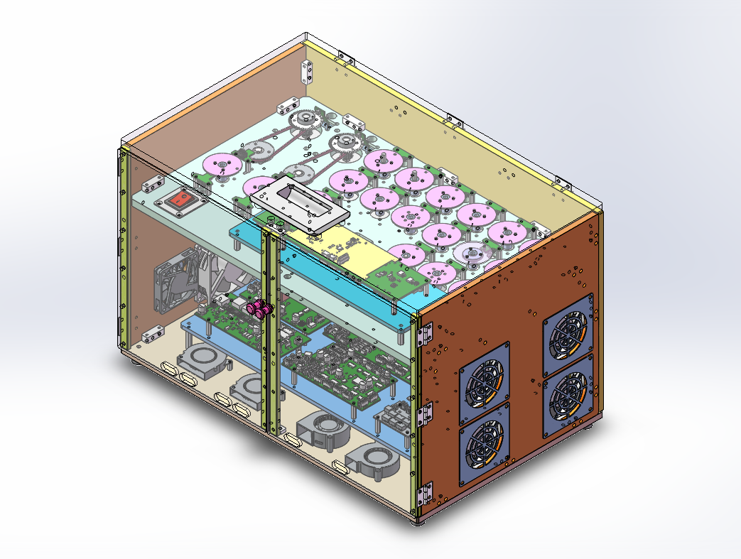 步进电机散热风扇控制电路板测试台