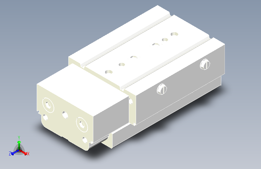 MXQ20 气动滑台（循环式直线导轨）双缸型[MXQ20A-30-ZN5]