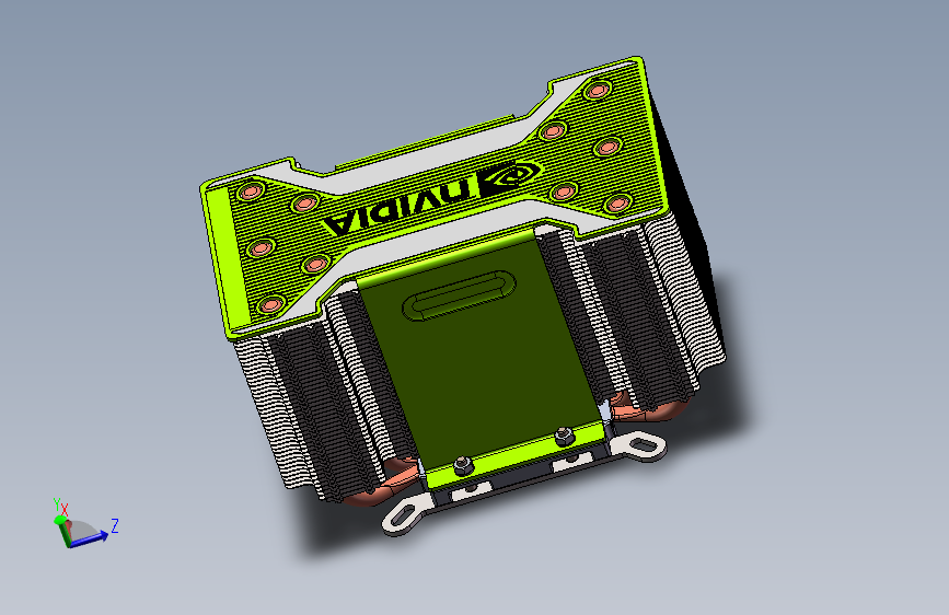 单塔式台式电脑被动散热器NVIDIA-- 1214485--30