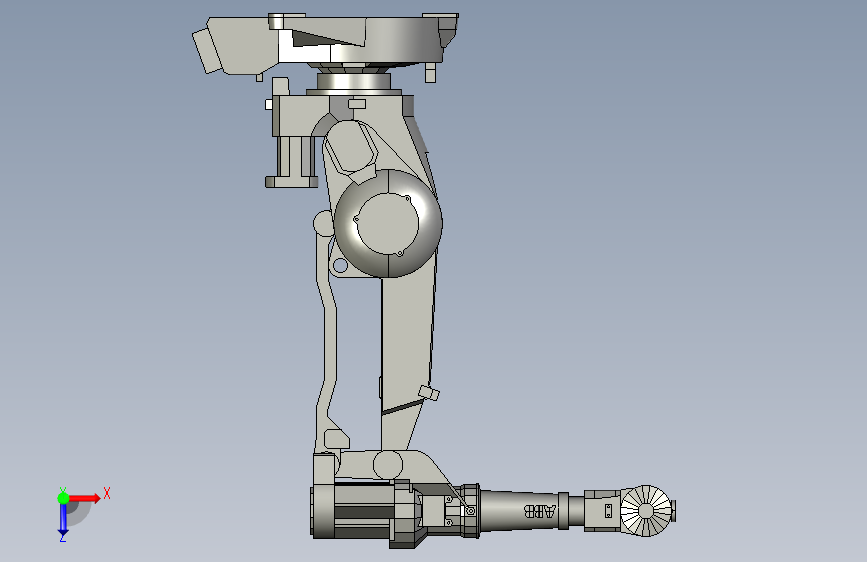 ABB机器人IRB2400-10六轴负重12KG工作范围1.5M抛光切割机械臂 俯视图