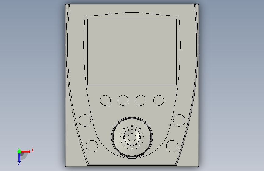 Altivar 71 panel 俯视图