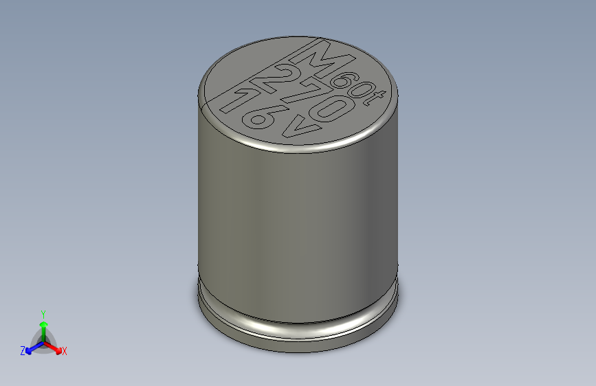 Condensador 8x10mm