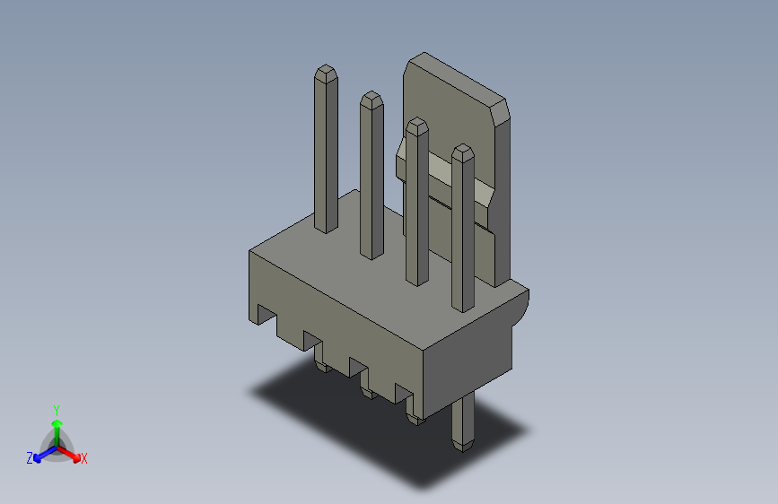 Conector Ventilador 4 Pines Negro