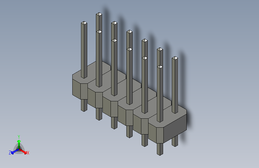 Connector USB 2.54 Pitch dual pin