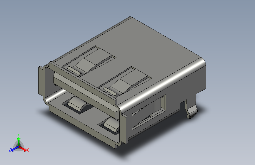 Copy of Samtec-USB-A-S-F-B-SM1