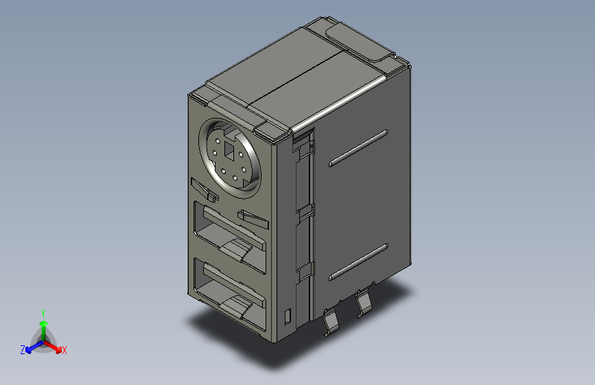 Dual USB2.0 With PS_2