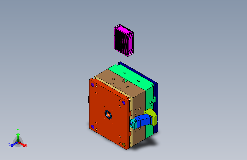 360X260X115塑料箱模具