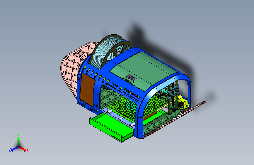 带封箱的高速3D打印机