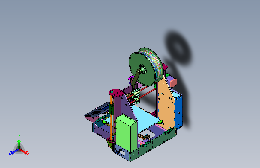 高端调平fdm高速3d打印机