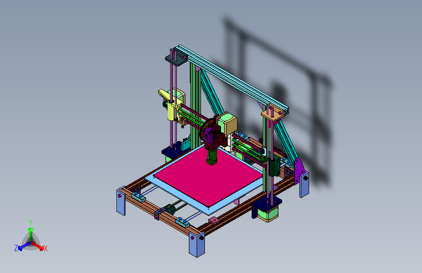 工业级颗粒料3D打印机