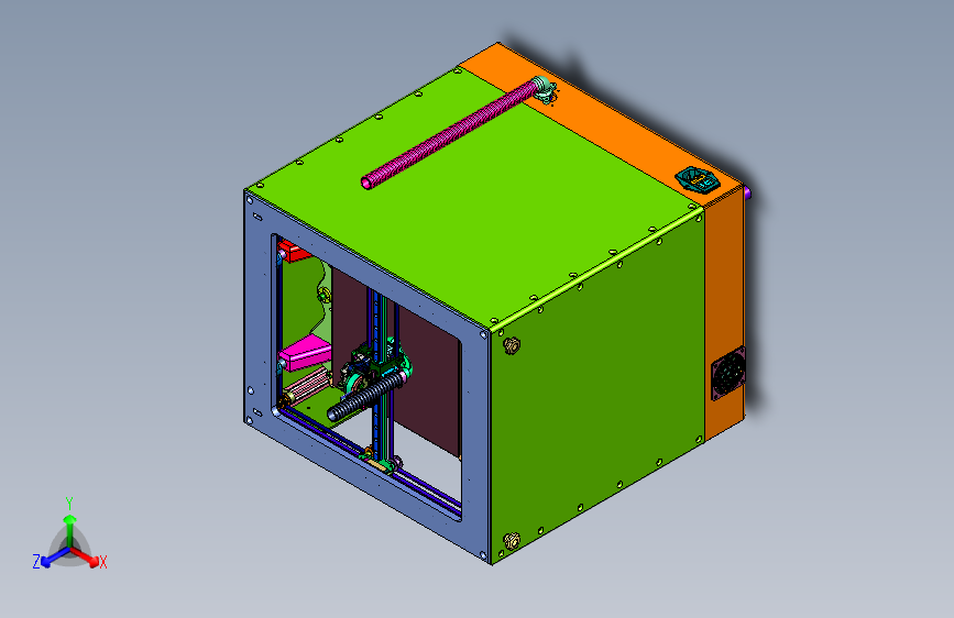 全封闭机箱CoreXY高速3D打印机