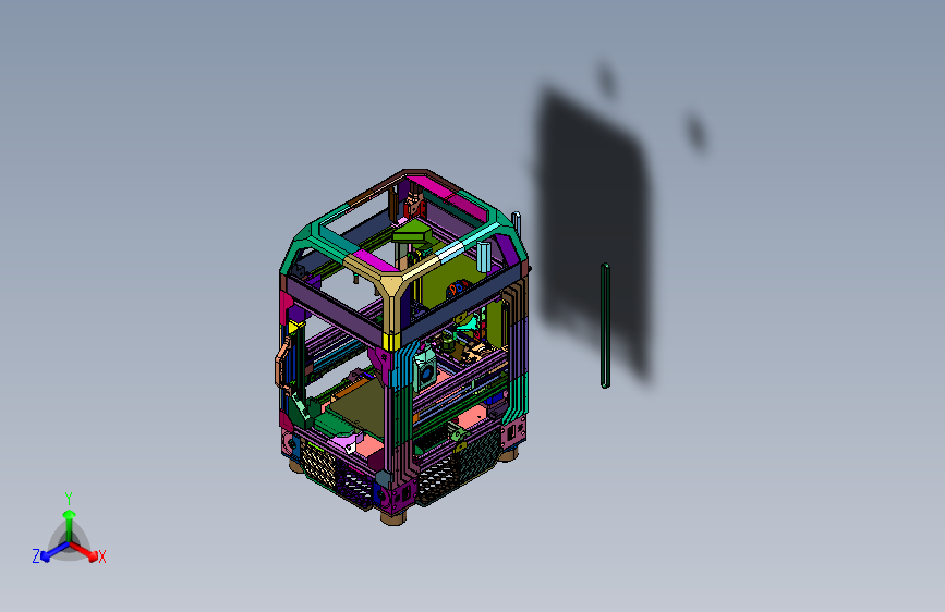工业级智能一体控制3D打印机