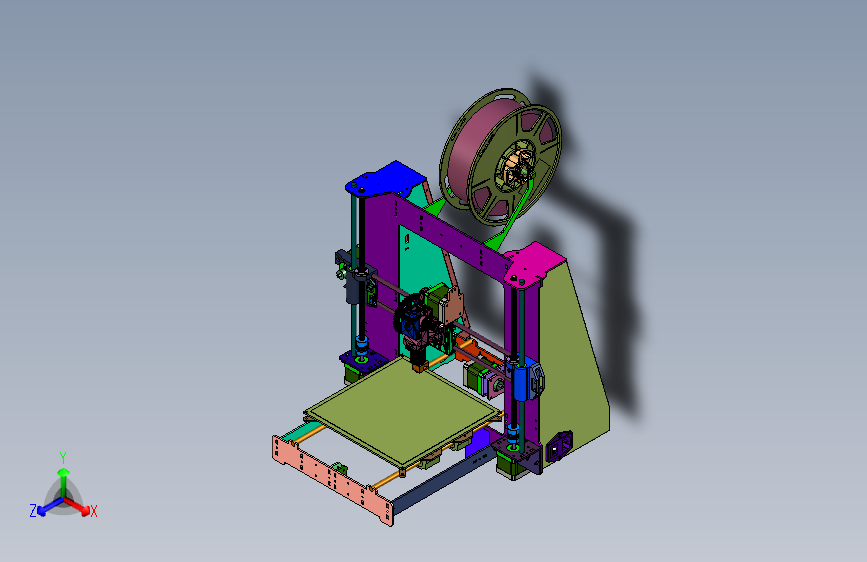 桌面初级入门20x20远程3D打印机