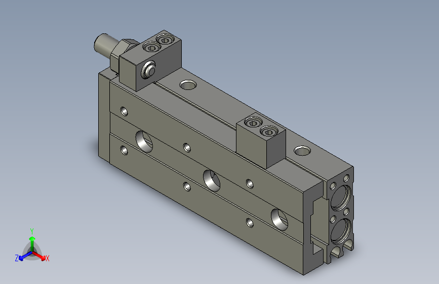 气缸HLQ6X40-S-AS-0-H-1-parts