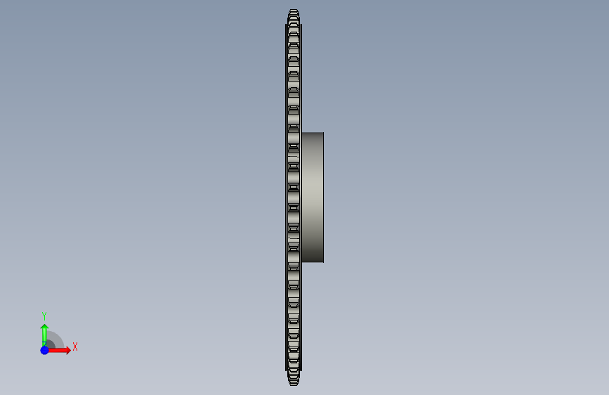 主动链轮06B56T 正面视图