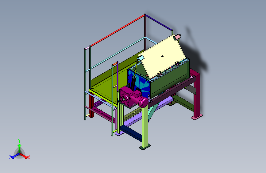 原料生产线工业粉料粮食饲料搅拌机