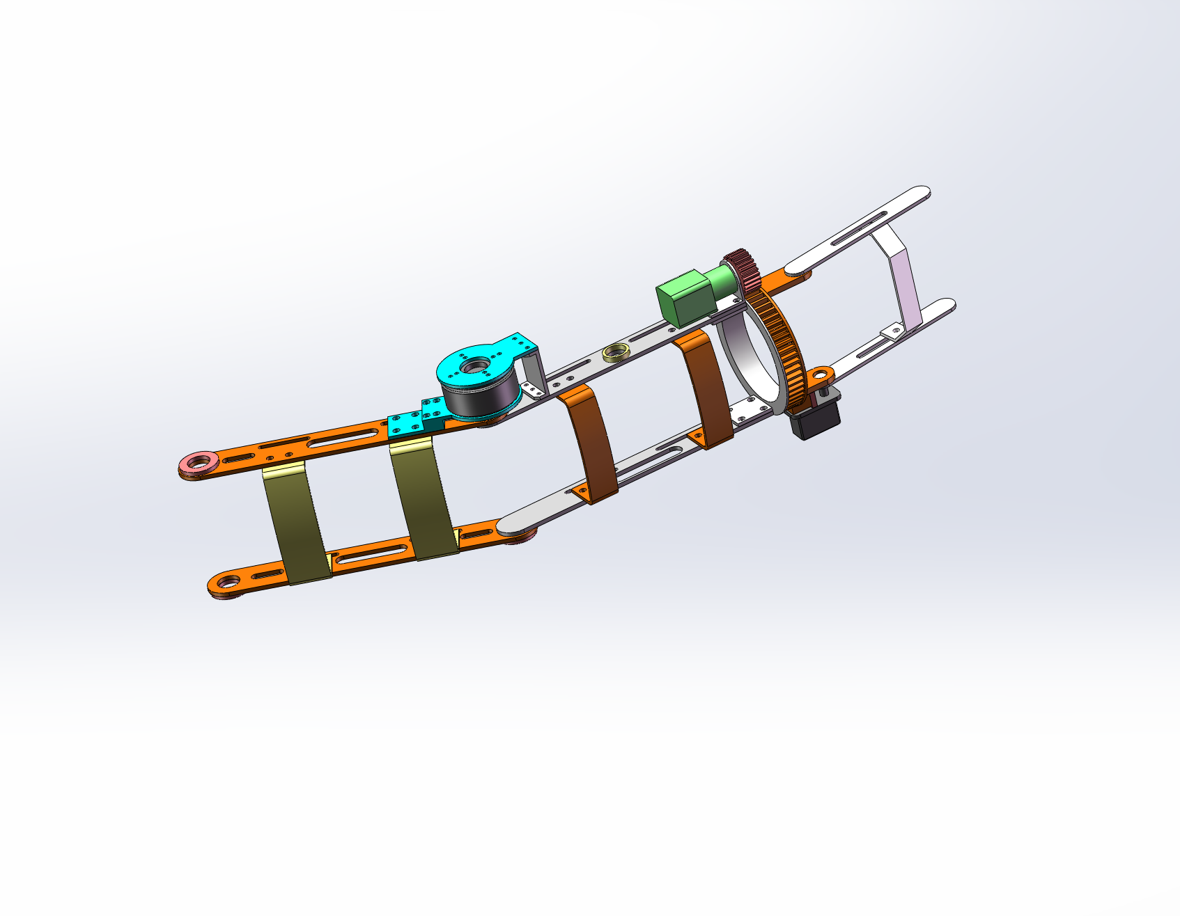 康复机械臂结构设计-骨骼康复训练(含三维SolidWorks+说明书)