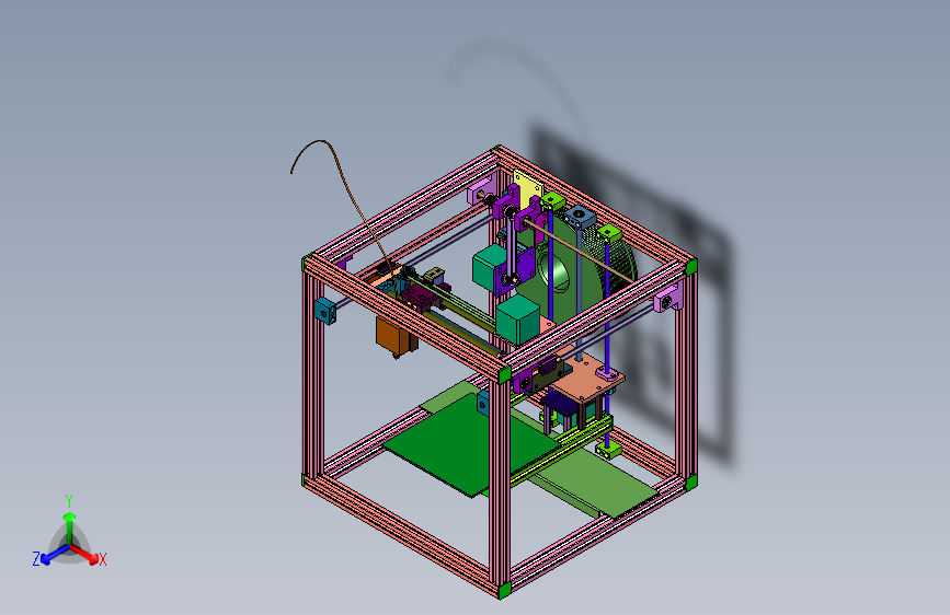 组装框架3D打印机