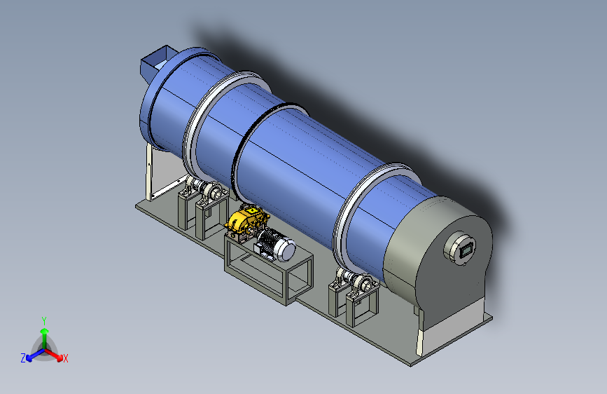 大枣烘干机3D数模图纸 Solidworks16设计