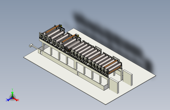 造纸机干燥部件模型3D图纸 Solidworks设计 附STEP格式