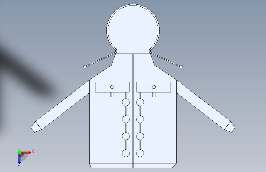 自带收纳袋的便携式校服