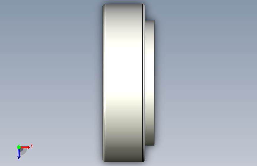 圆锥滚子轴承33008 俯视图